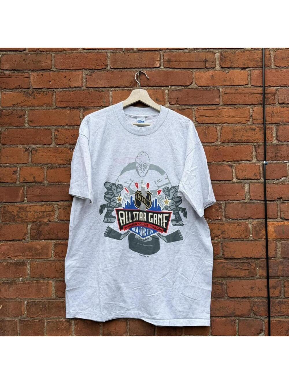vintage nhl all star game New York City t shirt 1994 L/XL